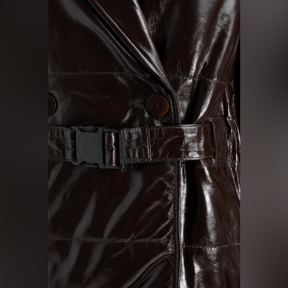 REMAIN BIRGER CHRISTENSEN Gia double-breasted quilted leather coat - Picture 4 of 12